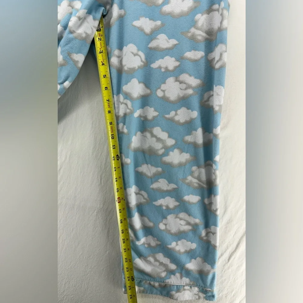 Nick and Nora Vintage 100% Cotton‎ Clouds Pajama Set Youth Size XL 14/16